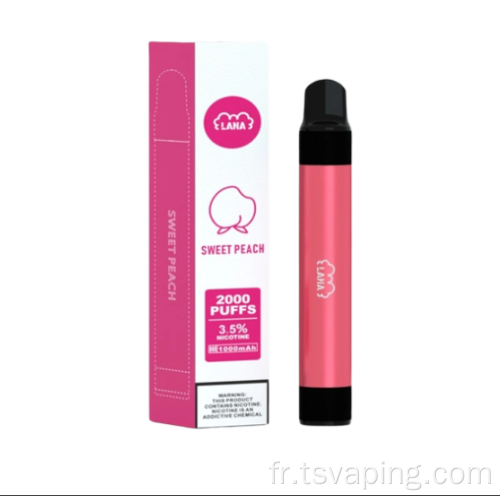 Lana Disposable Vape 2000 Puffs Electronic Cigarette